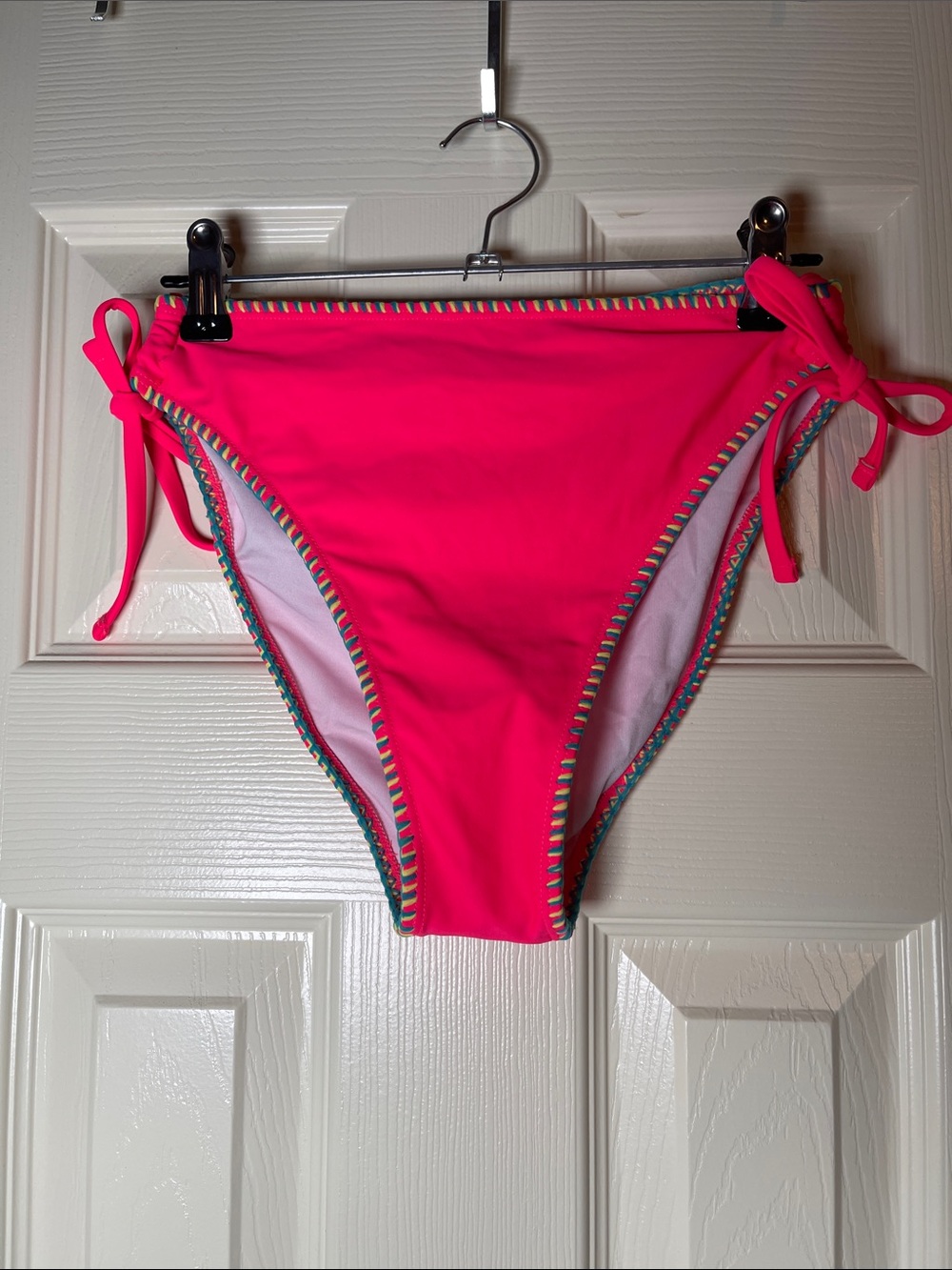 Women's Side-Tie Bikini Bottom - Hot Pink